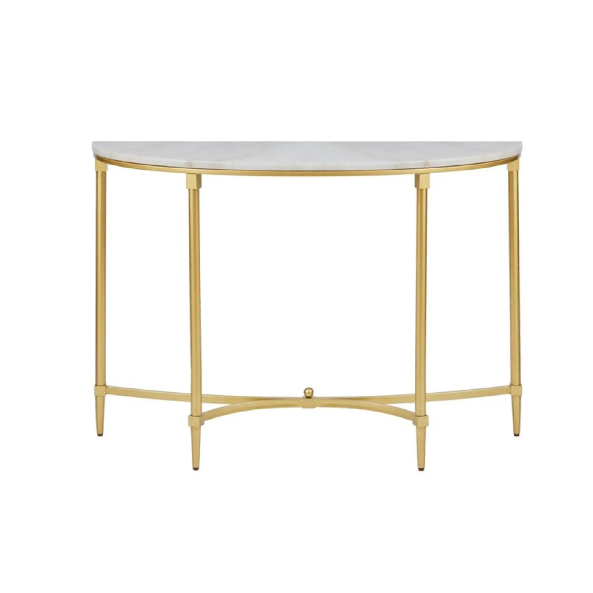Bordeaux - Console Table - White / Gold by HouseOfZazla