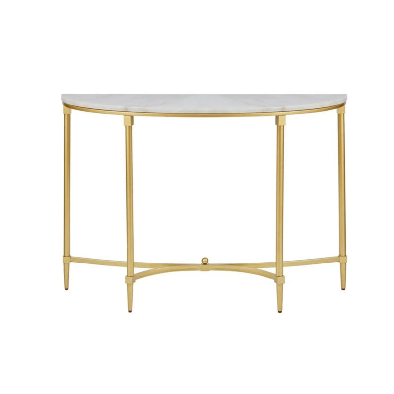 Bordeaux - Console Table - White / Gold by HouseOfZazla