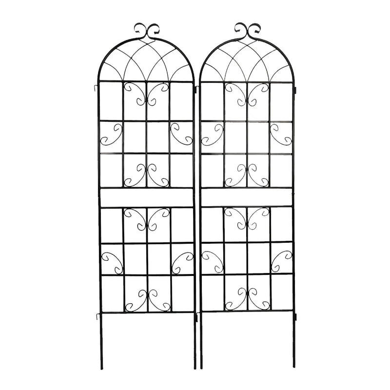 Metal Garden Rustproof Trellis For Climbing Plants Outdoor Flower Support by HouseOfZazla