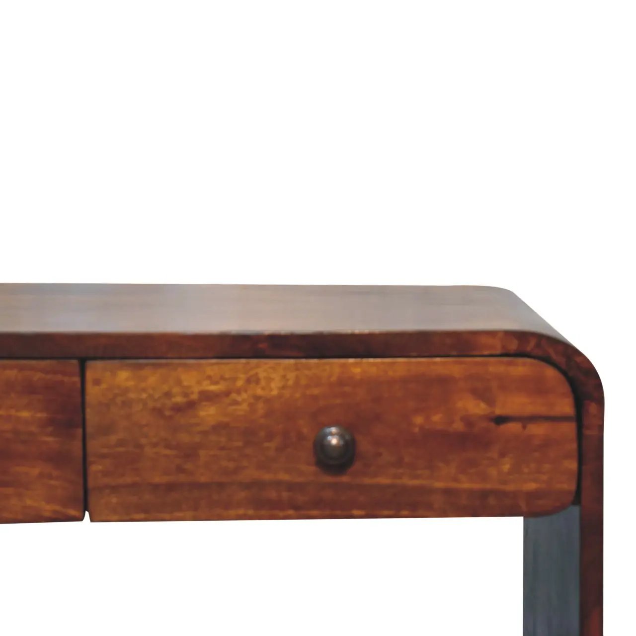 Solid Wood Aspen Slim Media Unit, 3-Drawers, Open Slot by HouseOfZazla