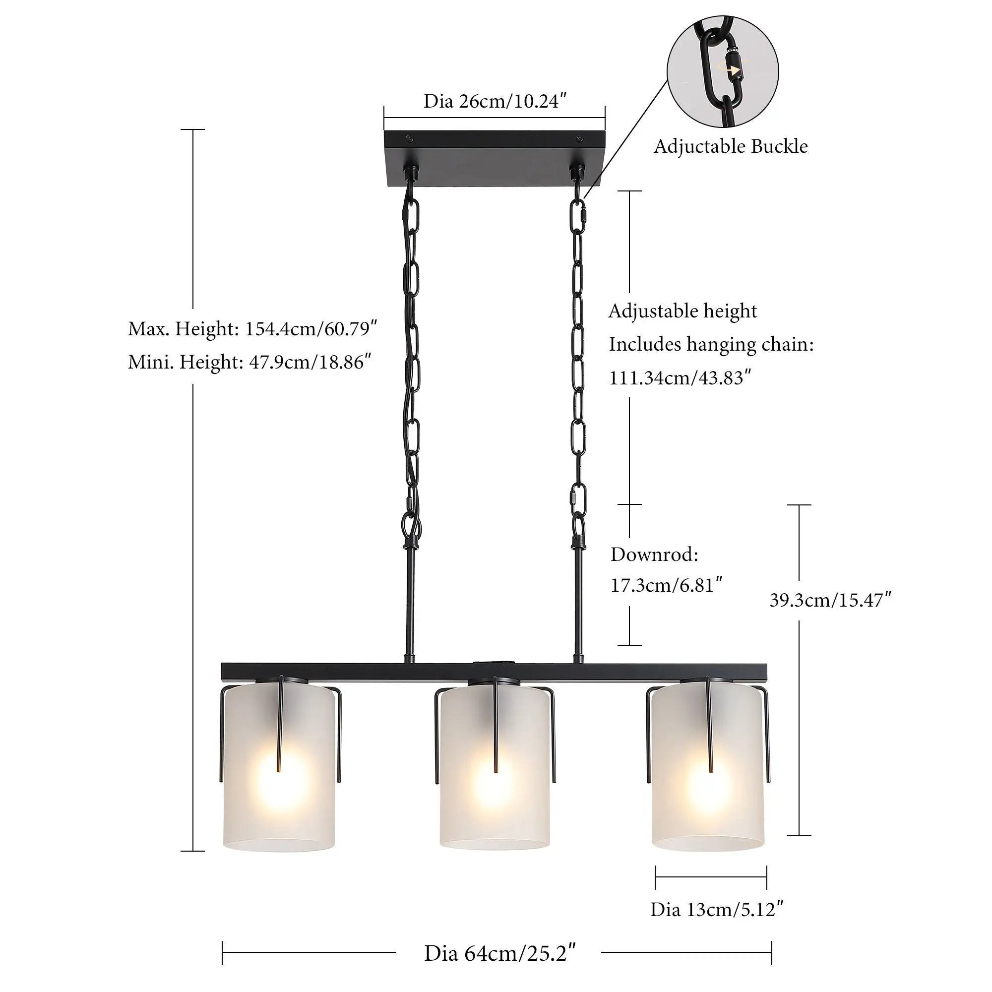 Adjustable Cylindrical Pendant Light by Unique Piece Furniture
