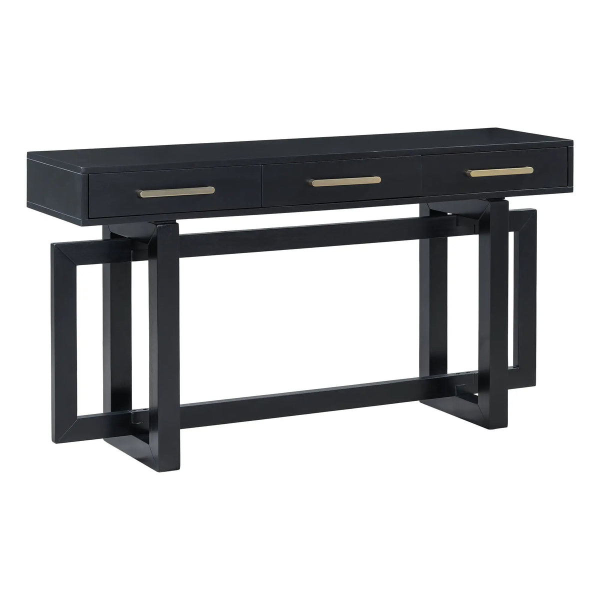 U_STYLE Elegant Console Table with Three Drawers by HouseOfZazla