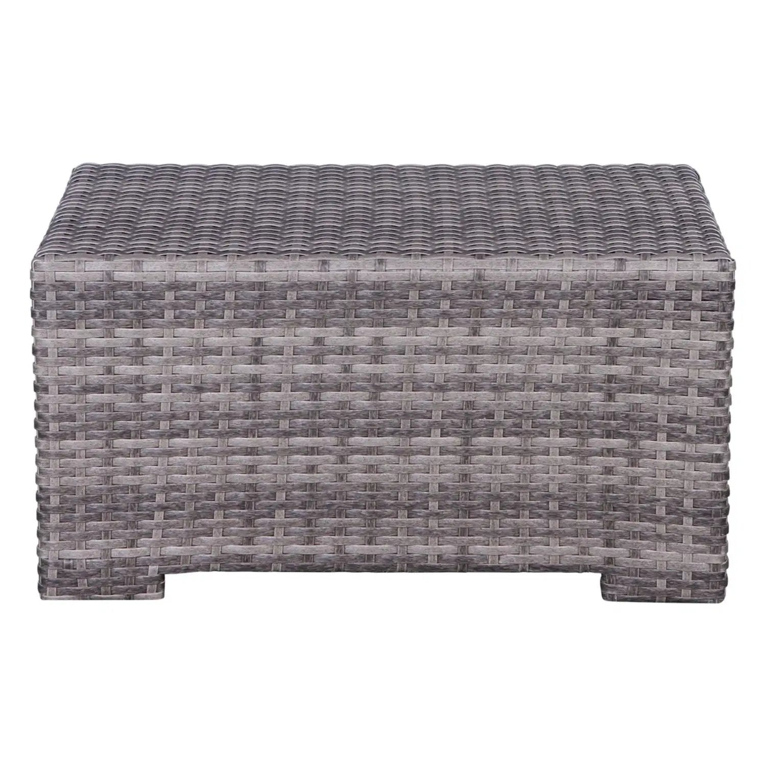 Outdoor 6 Person Wicker Seating Group With Cushions - Gray Mix by Unique Piece Furniture