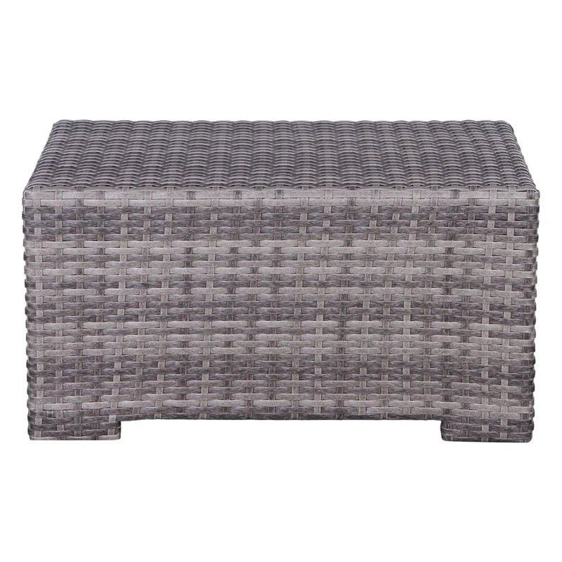 Outdoor 6 Person Wicker Seating Group With Cushions - Gray Mix by Unique Piece Furniture