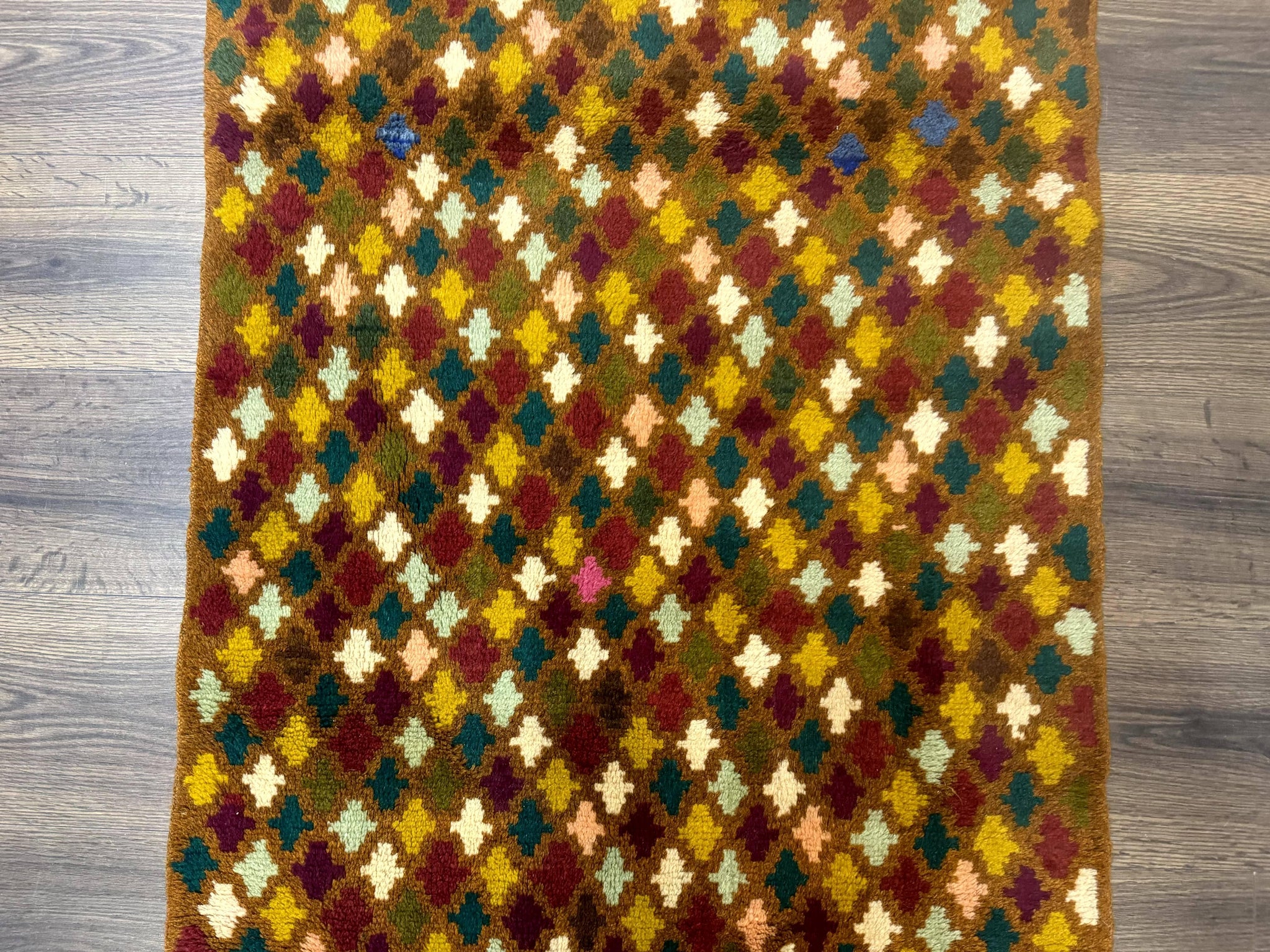 Balouch Rug 3x4, Burnt-Orange, Multicolor, Afghan Rug by Jewel Rugs
