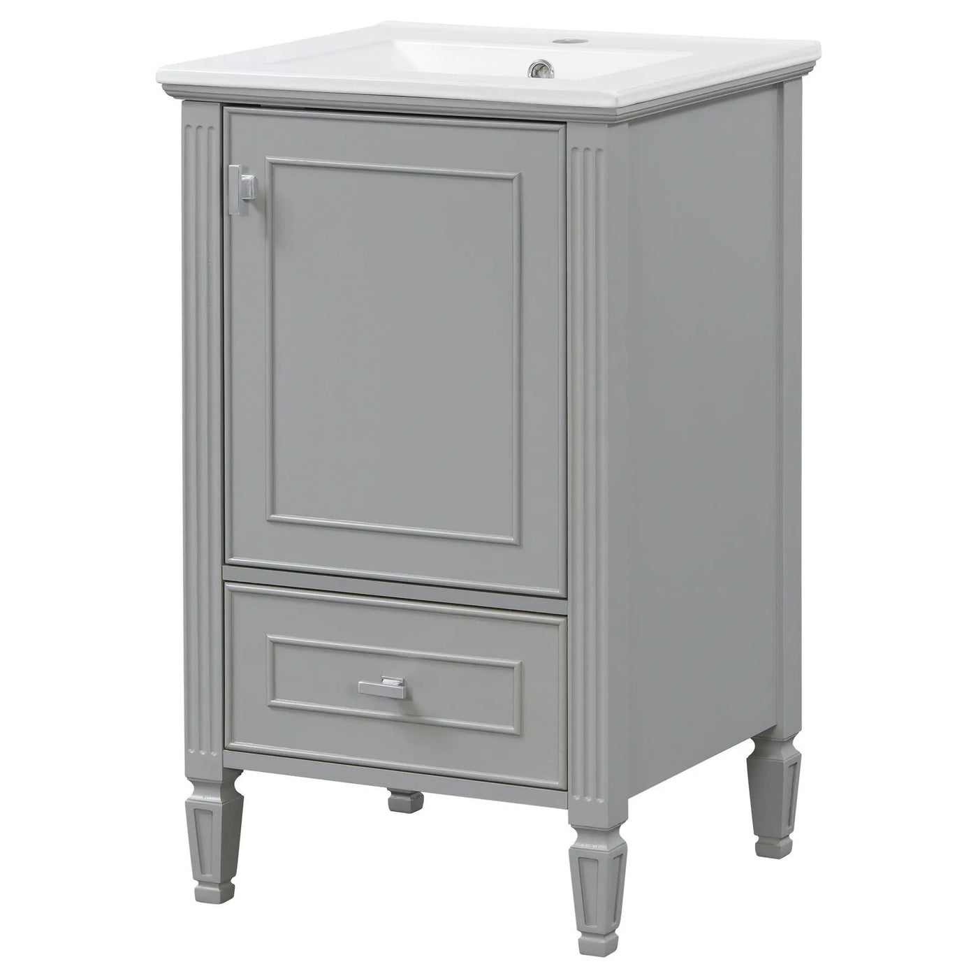 Retro Bathroom Vanity With Sink by HouseOfZazla