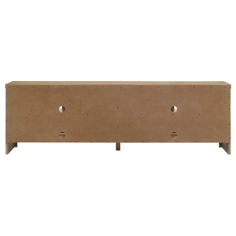 Brenham 79-inch 4-door TV Stand Media Console Washed Oak by Unique Piece Furniture