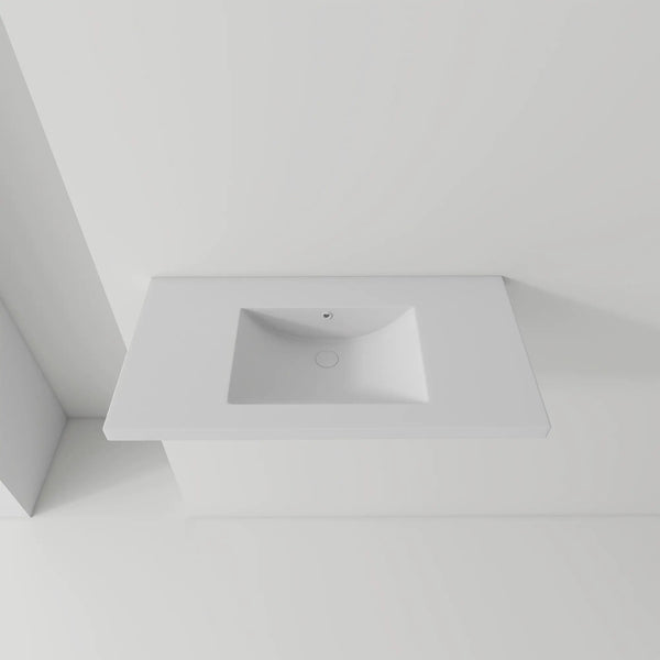 36" Ceramic Basin Sink, 0.8" Ultra-Thin Profile, photo 2 of 8