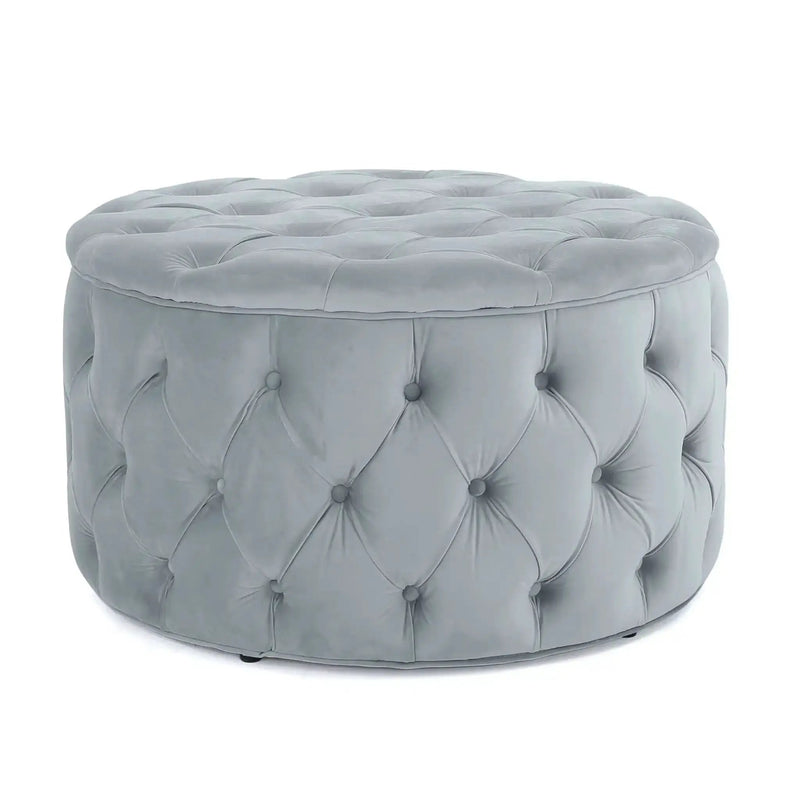 Modern Glam Ottoman Velvet by HouseOfZazla