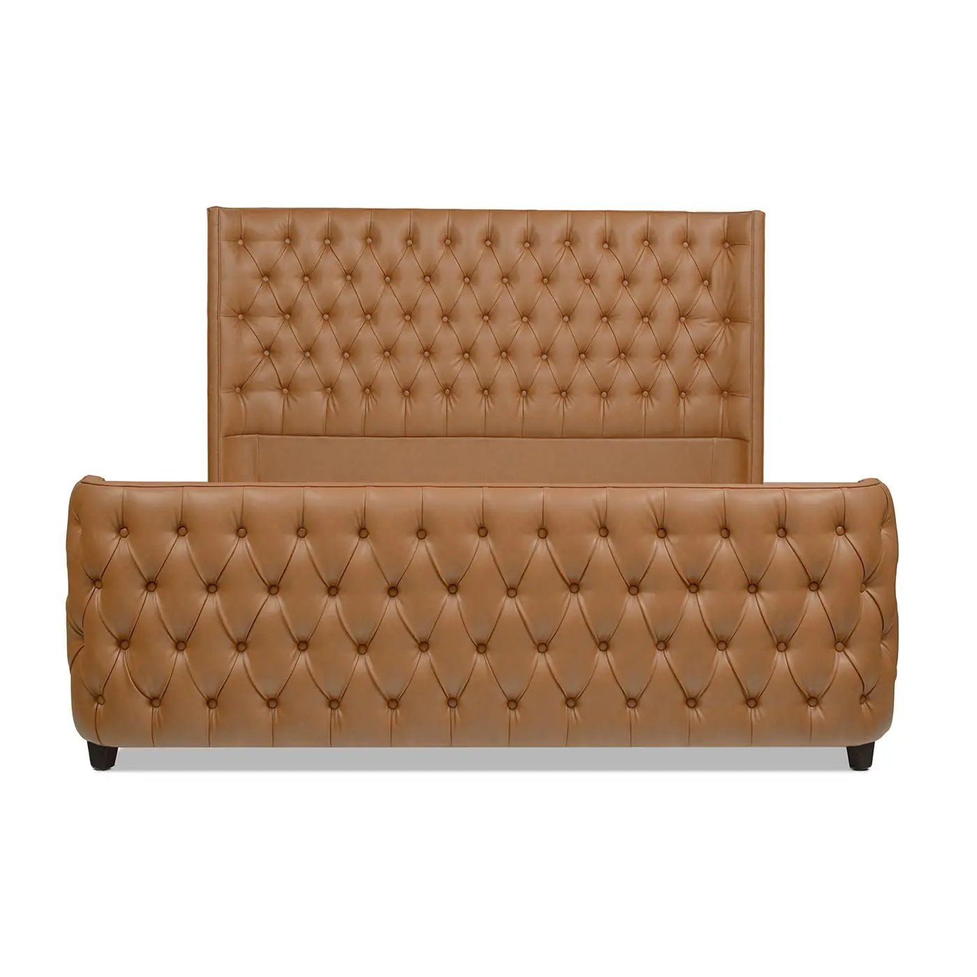 Brooklyn - Tufted Panel Bed Headboard And Footboard Set by HouseOfZazla