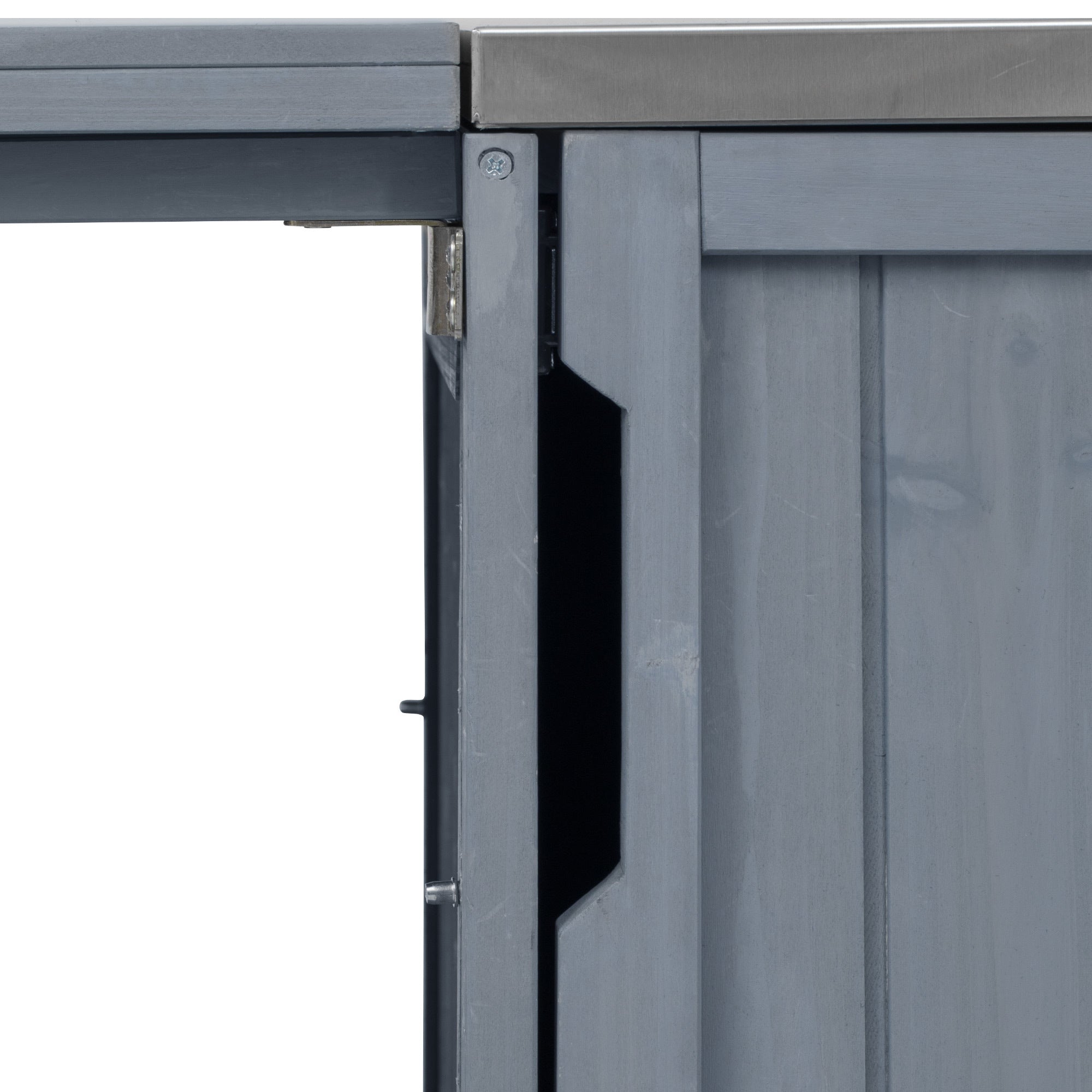 K&K 66.5" Outdoor Kitchen Island for Big Green Egg Grills by HouseOfZazla