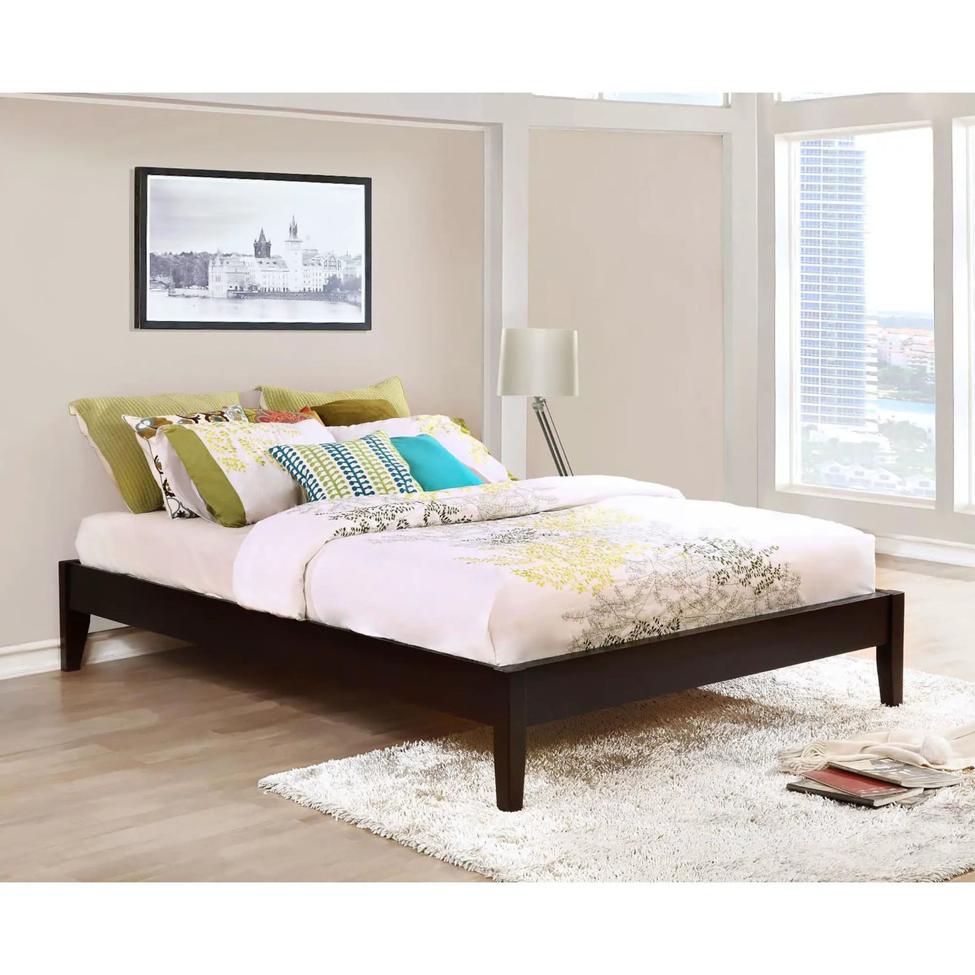 Platform Bed With Tapered Legs by HouseOfZazla