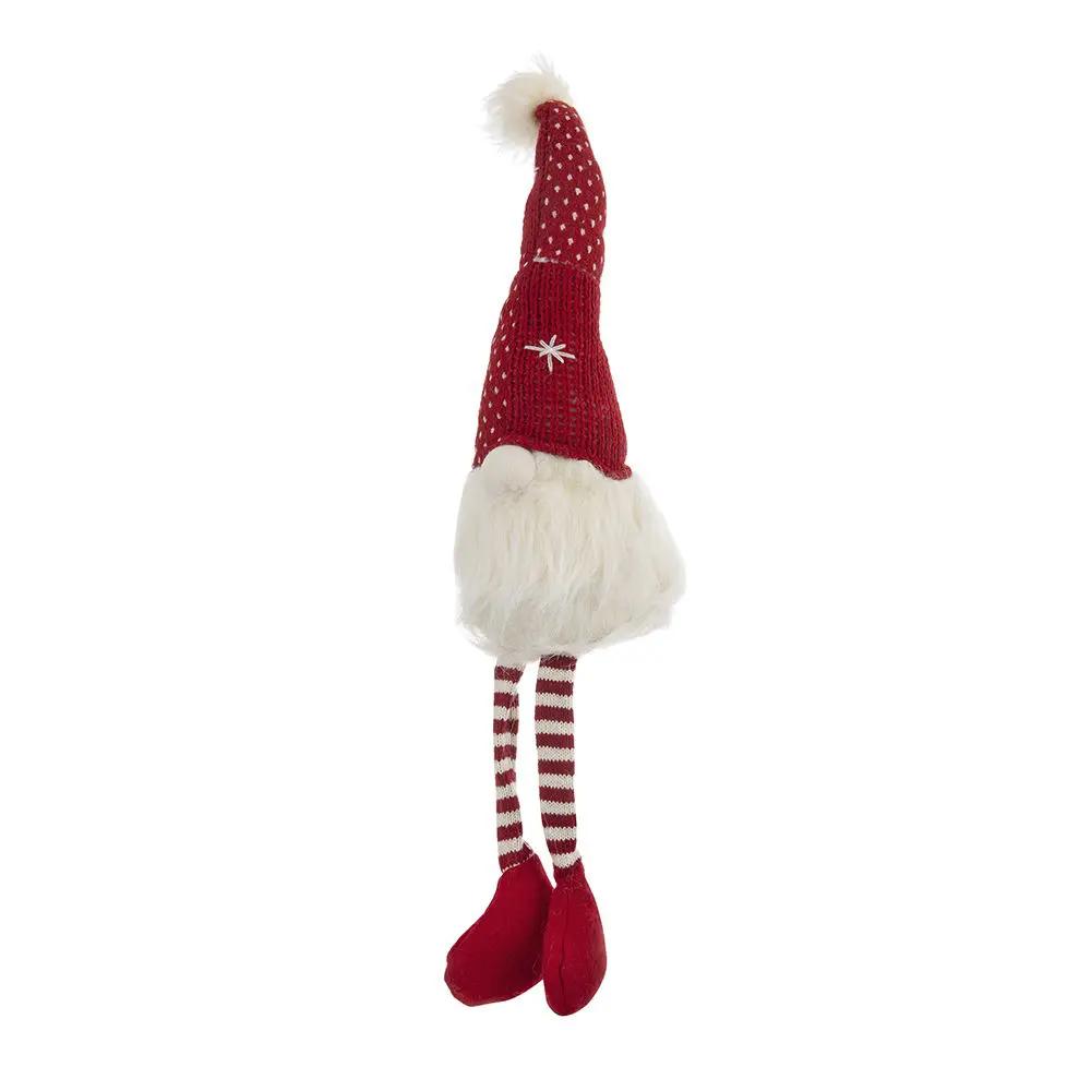Christmas Gnomes Decorations, Christmas Table Home Ornaments For Holiday Party Gifts (Set of 2) - White / Red by HouseOfZazla
