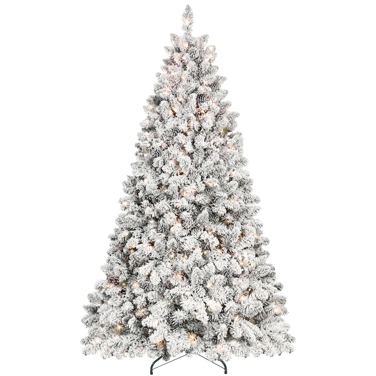 6FT Flocked Christmas Tree with 350 UL Lights and 35, photo 10 of 10