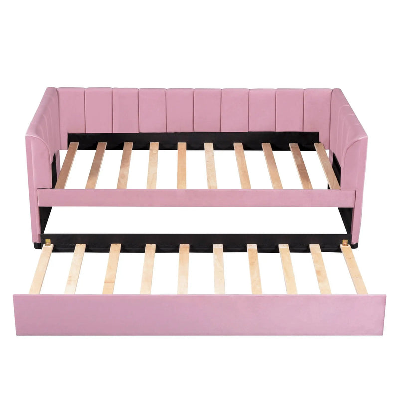 Upholstered Daybed With Ergonomic Design Backrest by Unique Piece Furniture