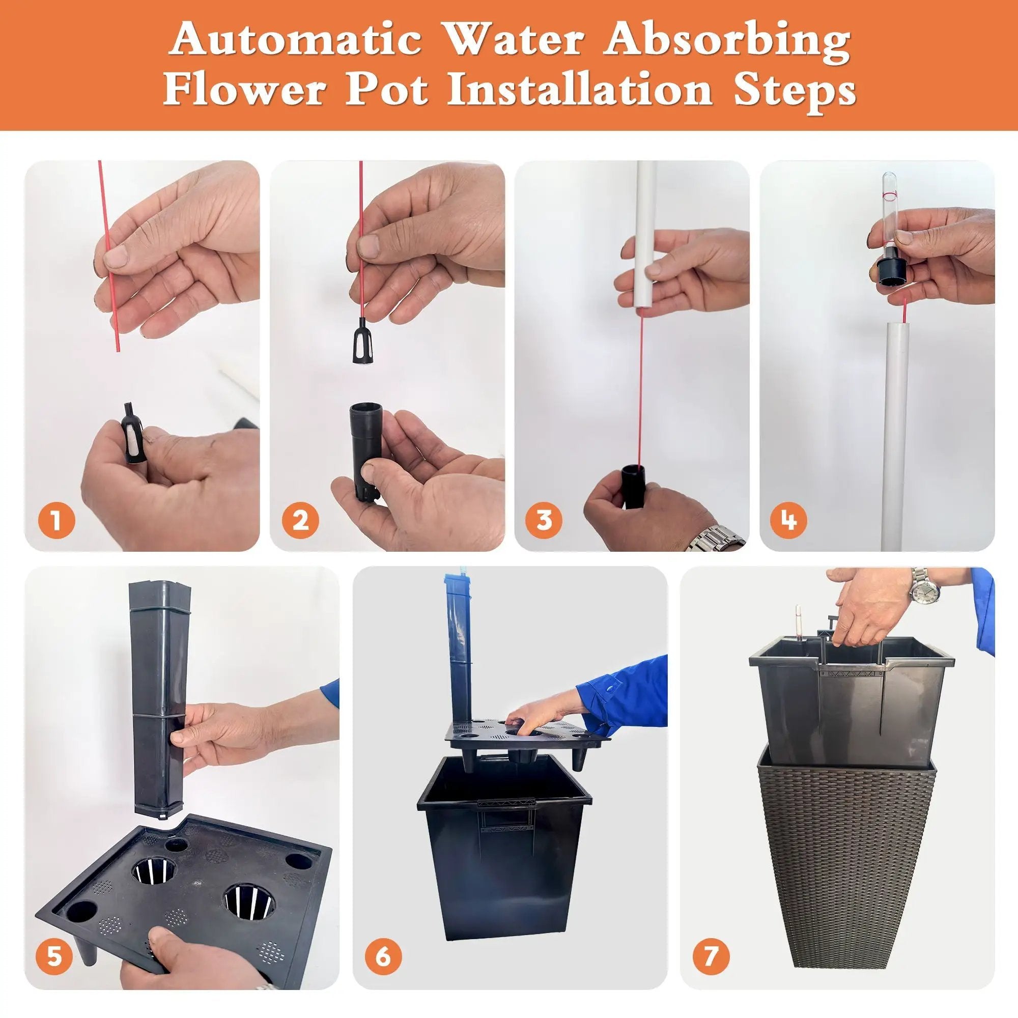 Indoor Outdoor Planter With Automatic Watering System by Unique Piece Furniture