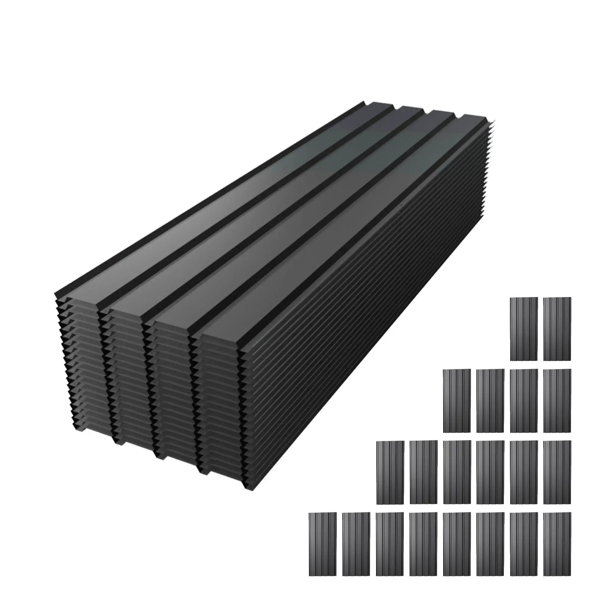 Metal Roof Panel Length 61IN Galvanized Roof Panels by HouseOfZazla