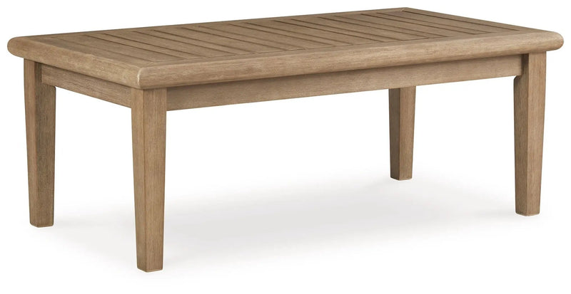 Carter Hall - Rectangular Cocktail Table - Beige by Unique Piece Furniture