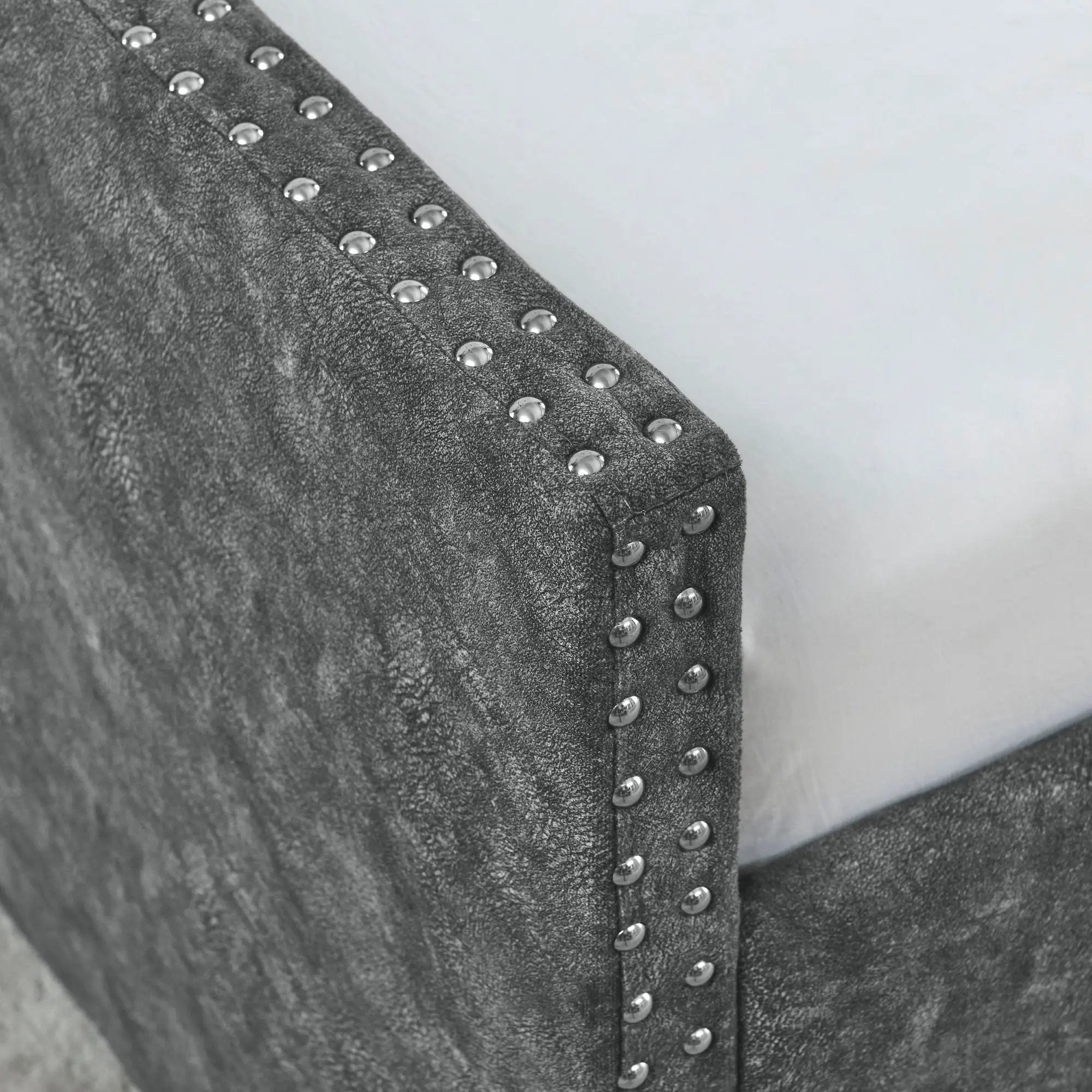 Upholstered Tufted Daybed With 2 Drawers, Waved Arms