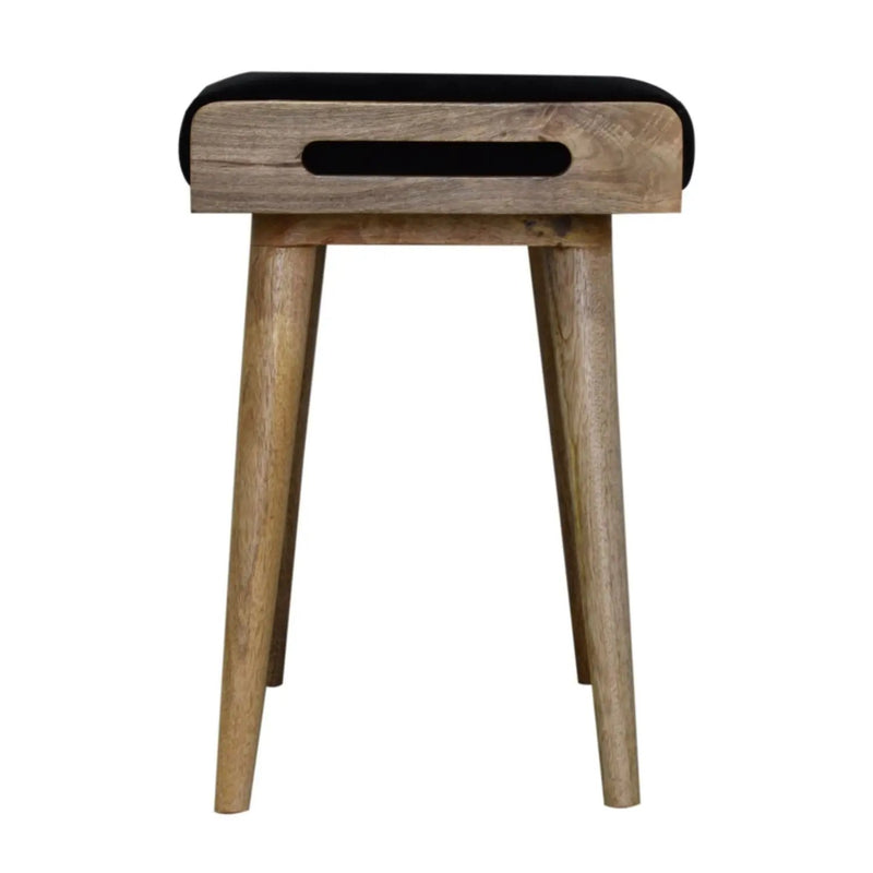 Tray Style Footstool - Black by HouseOfZazla