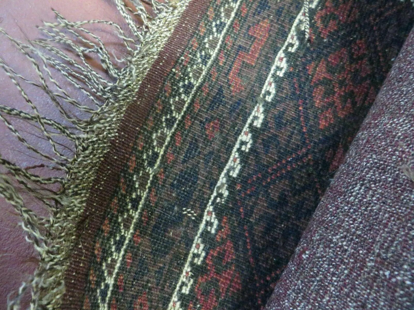 2' X 3' Antique Handmade Pakistani Bokhara Turkoman Balouchi Wool Rug Mat Nice by Jewel Rugs
