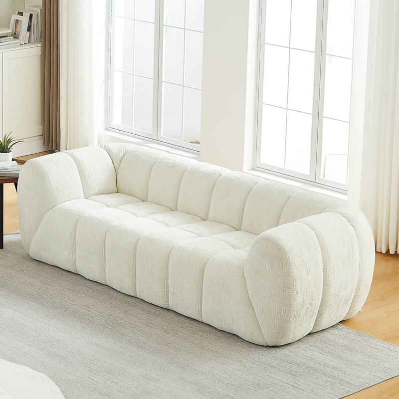 Modern Sofa With Piano Key Backrest by HouseOfZazla