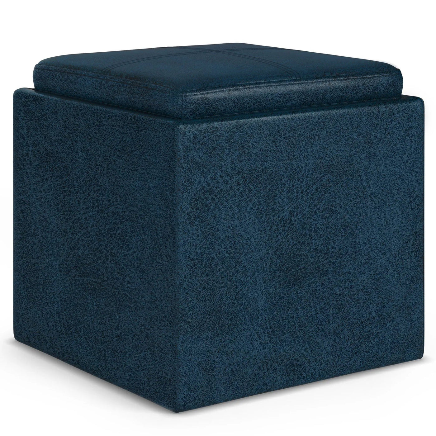 Rockwood - Upholstered Cube Storage Ottoman With Tray by Unique Piece Furniture
