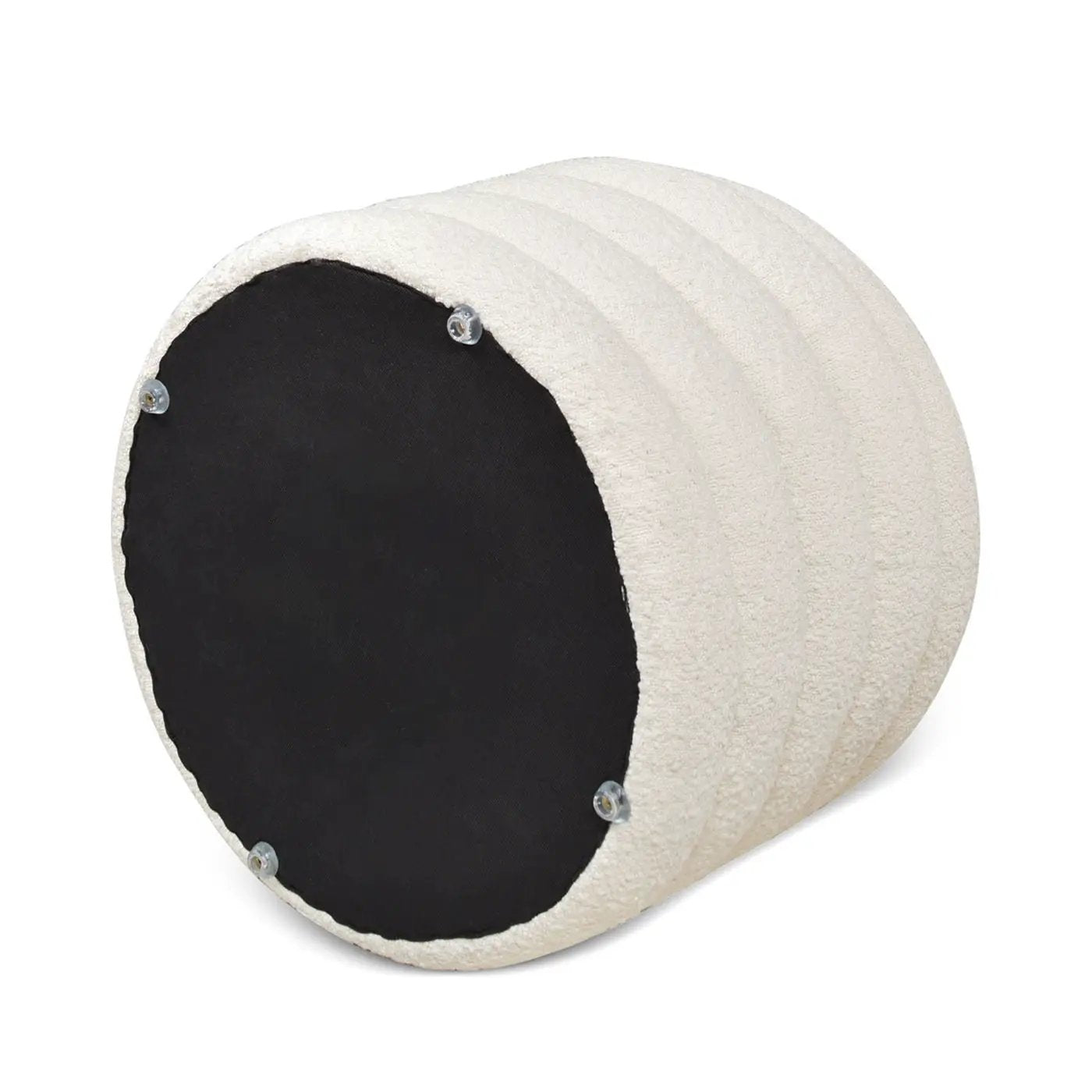 Fuji - Oversized Round Storage Ottoman by HouseOfZazla