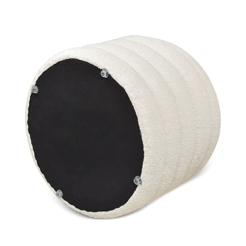 Fuji - Oversized Round Storage Ottoman by HouseOfZazla