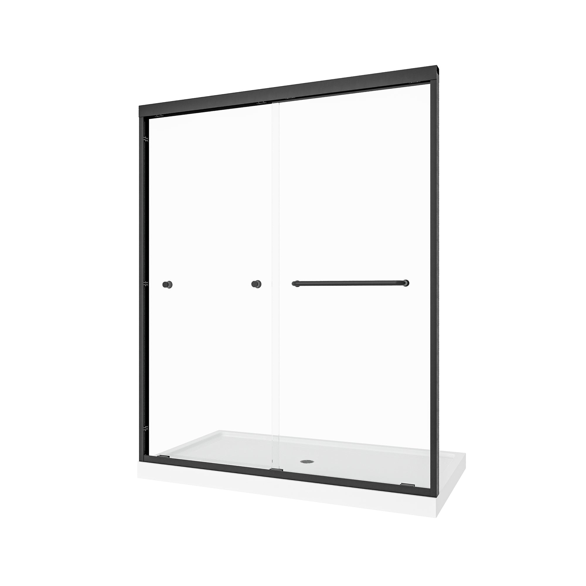 55"-60" W x 72" H Matte Shower Door by HouseOfZazla