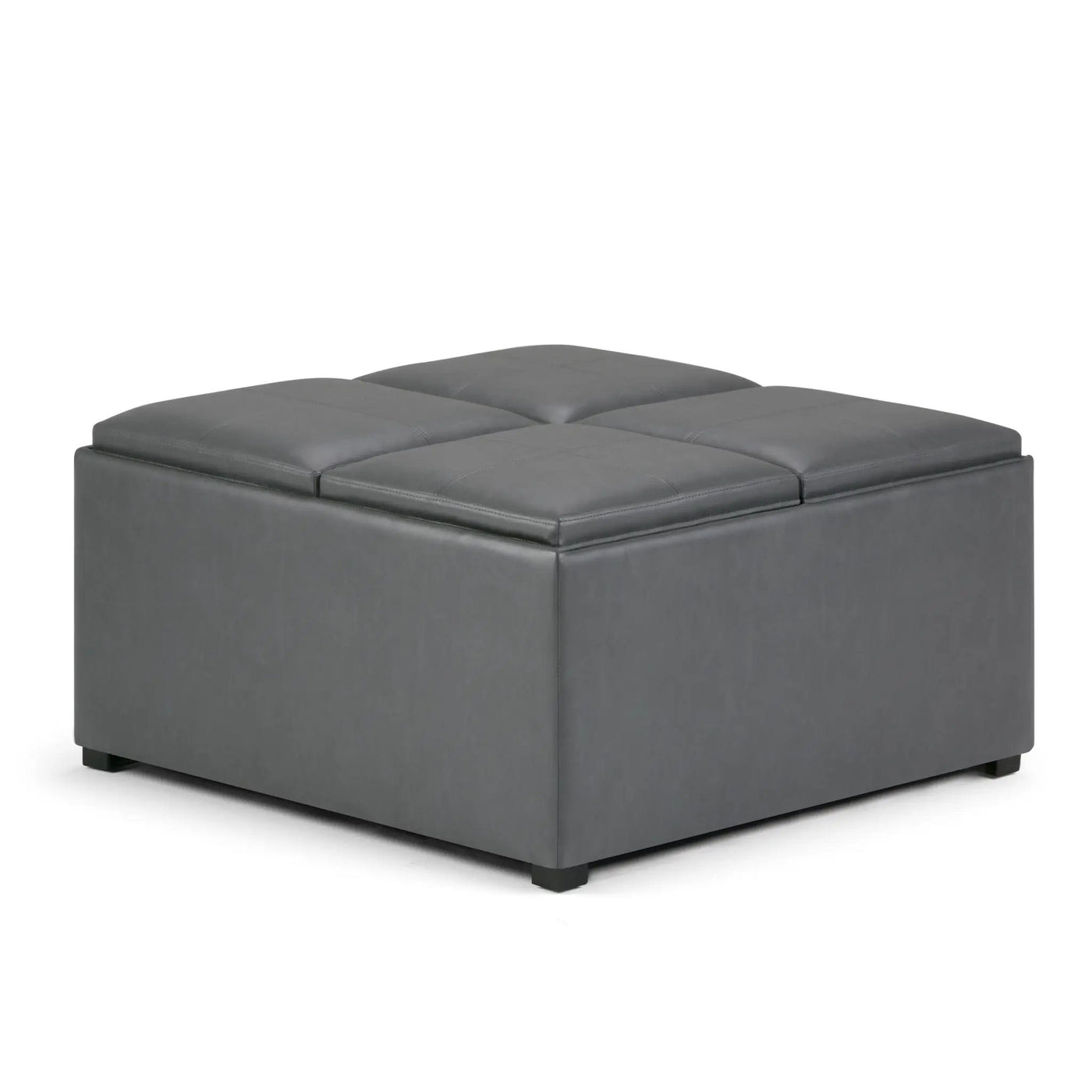 Avalon - Square Coffee Table, Storage Ottoman by HouseOfZazla