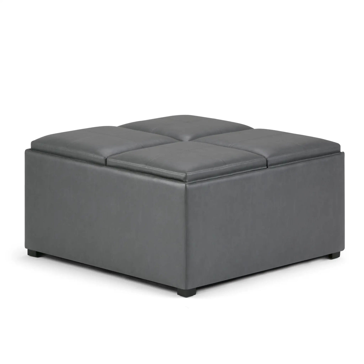 Avalon - Square Coffee Table, Storage Ottoman by Unique Piece Furniture