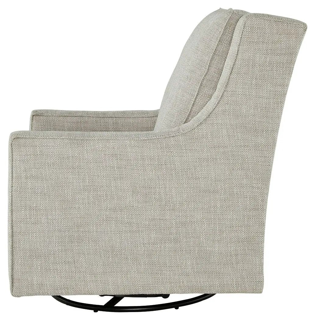 Kambria - Swivel Glider Accent Chair - Fog by Unique Piece Furniture