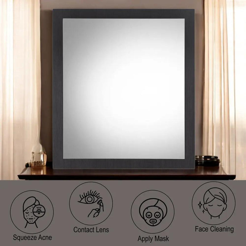 Eos - Mirror - Walnut & Black by Unique Piece Furniture