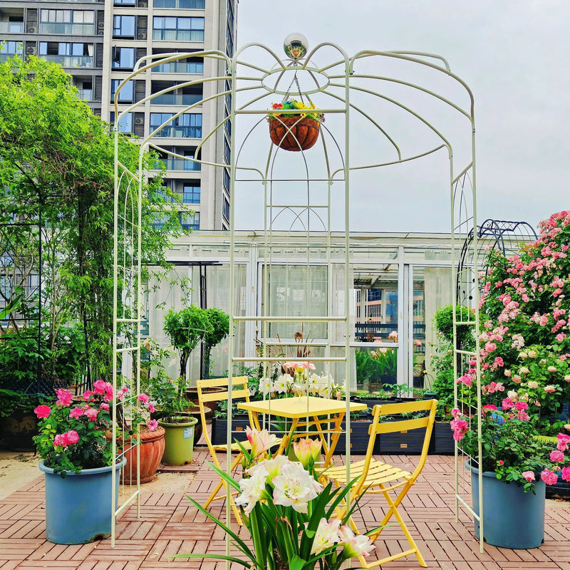 Metal Garden Arch by HouseOfZazla