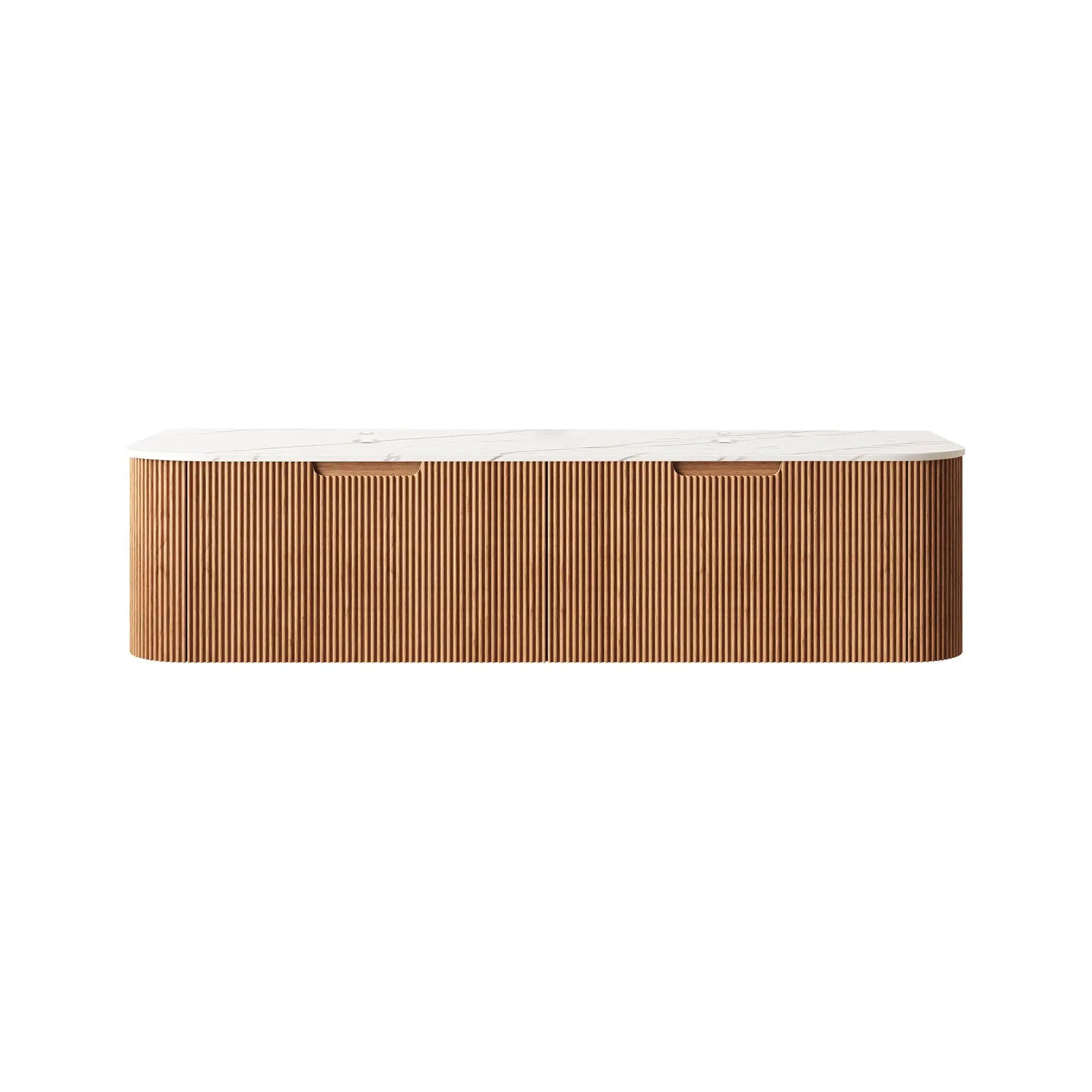 DINA 60'' Wall Mounted Cabinet with Carrara by HouseOfZazla