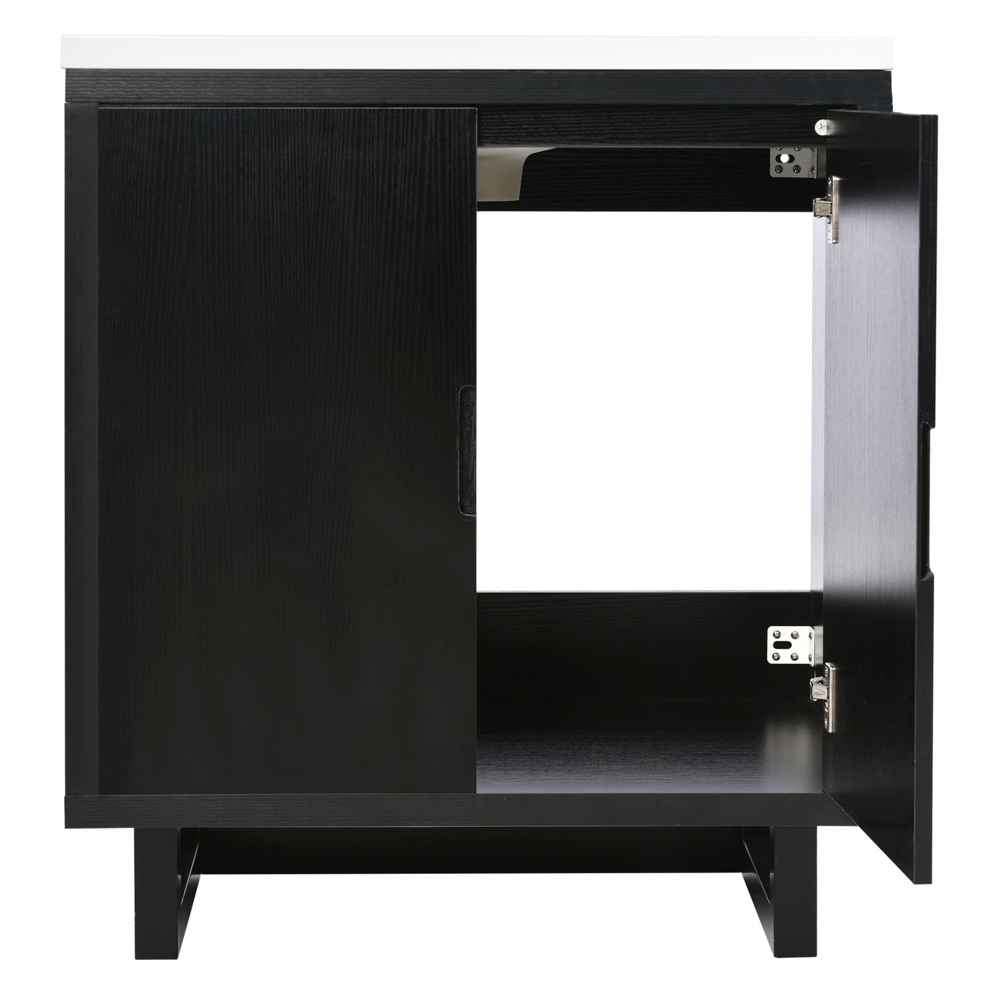 Bathroom Vanity Set With Sink, Combo Cabinet, Bathroom Storage Cabinet, Solid Wood Frame by HouseOfZazla