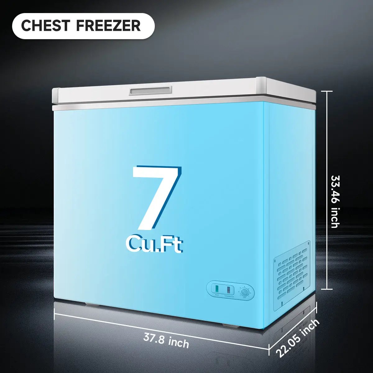 ORIKOOL 7.0 Cu.ft Chest Freezer by HouseOfZazla