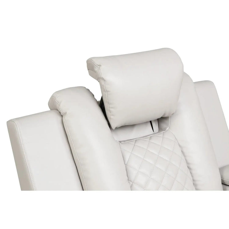 Benz - LED & Power Recliner Chair With Adjustable Headrest by HouseOfZazla