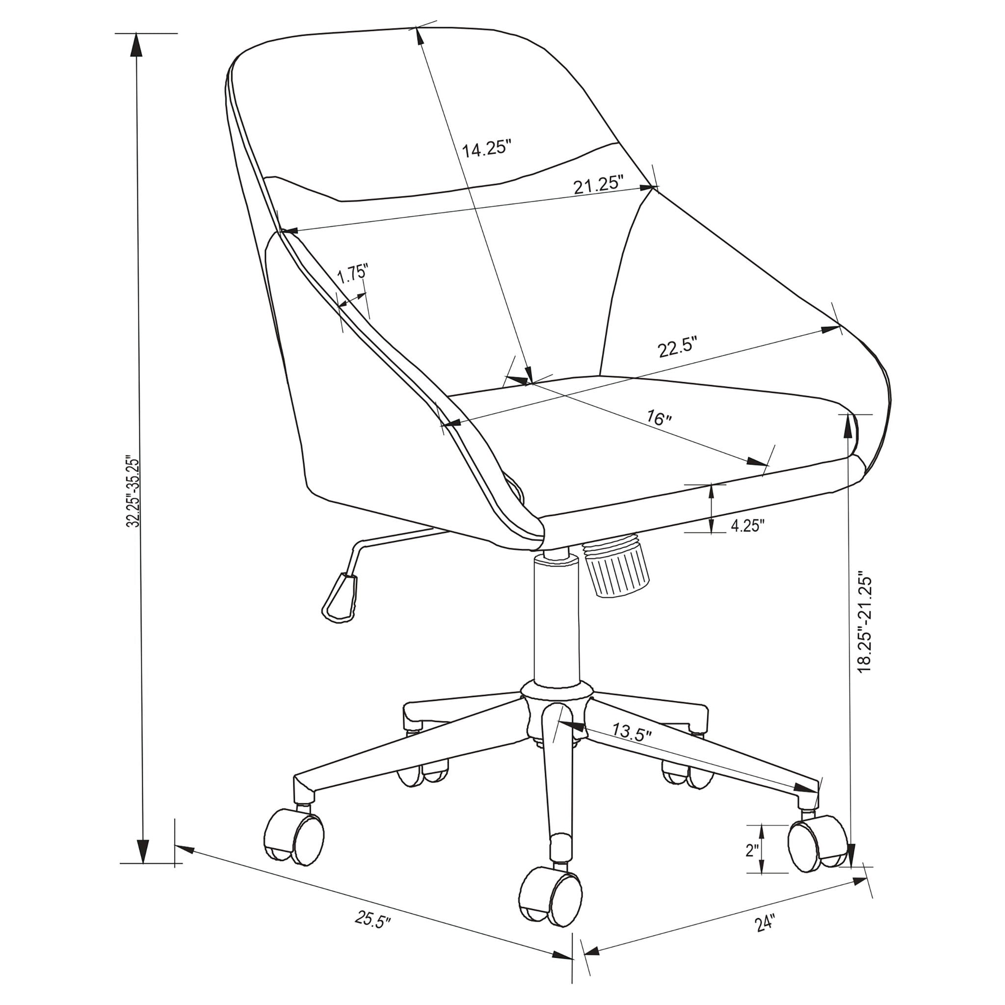 Jackman - Adjustable Office Chair by HouseOfZazla