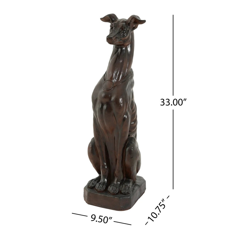 Greyhound Dog Statue by HouseOfZazla