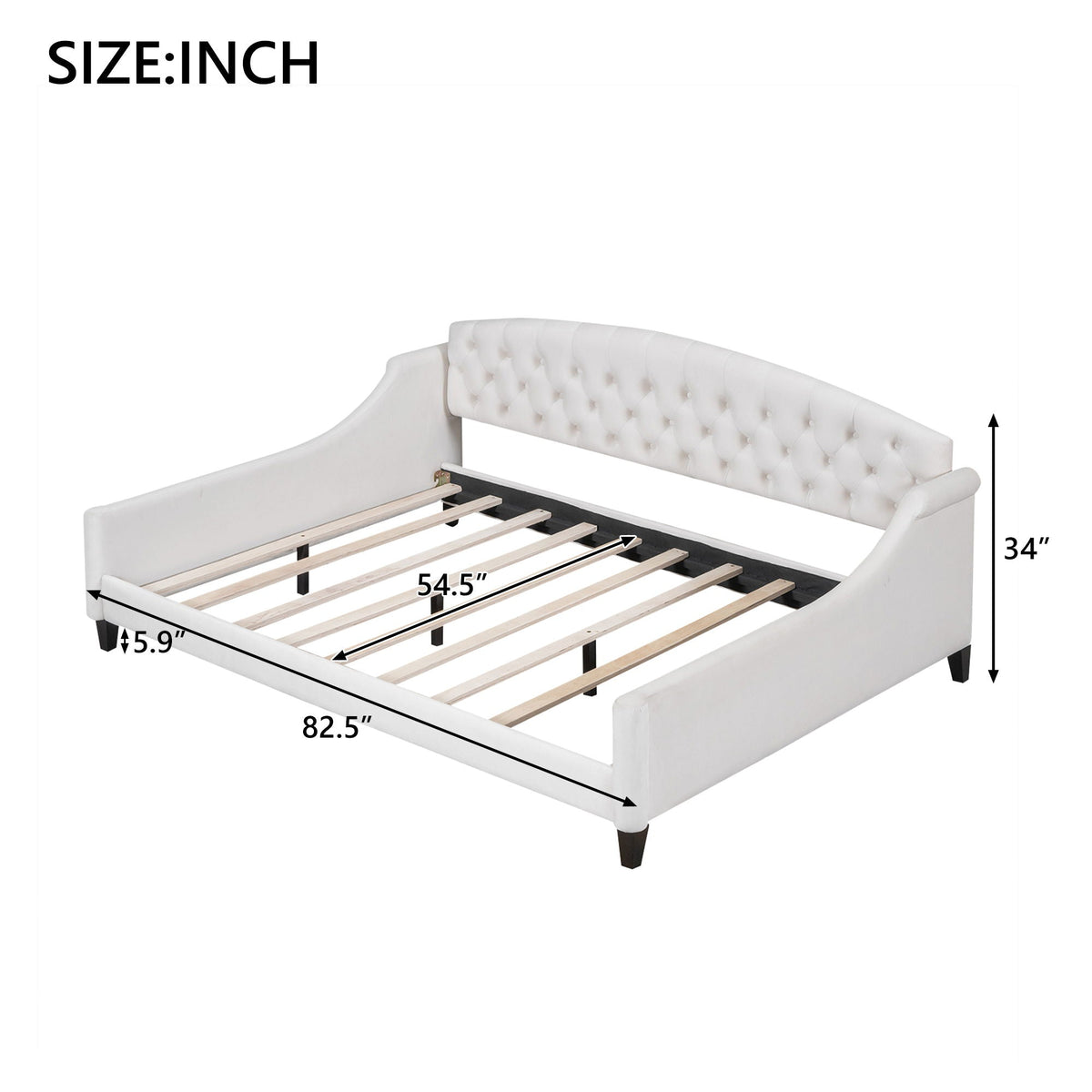 Modern Tufted Button Daybed, photo 27 of 28