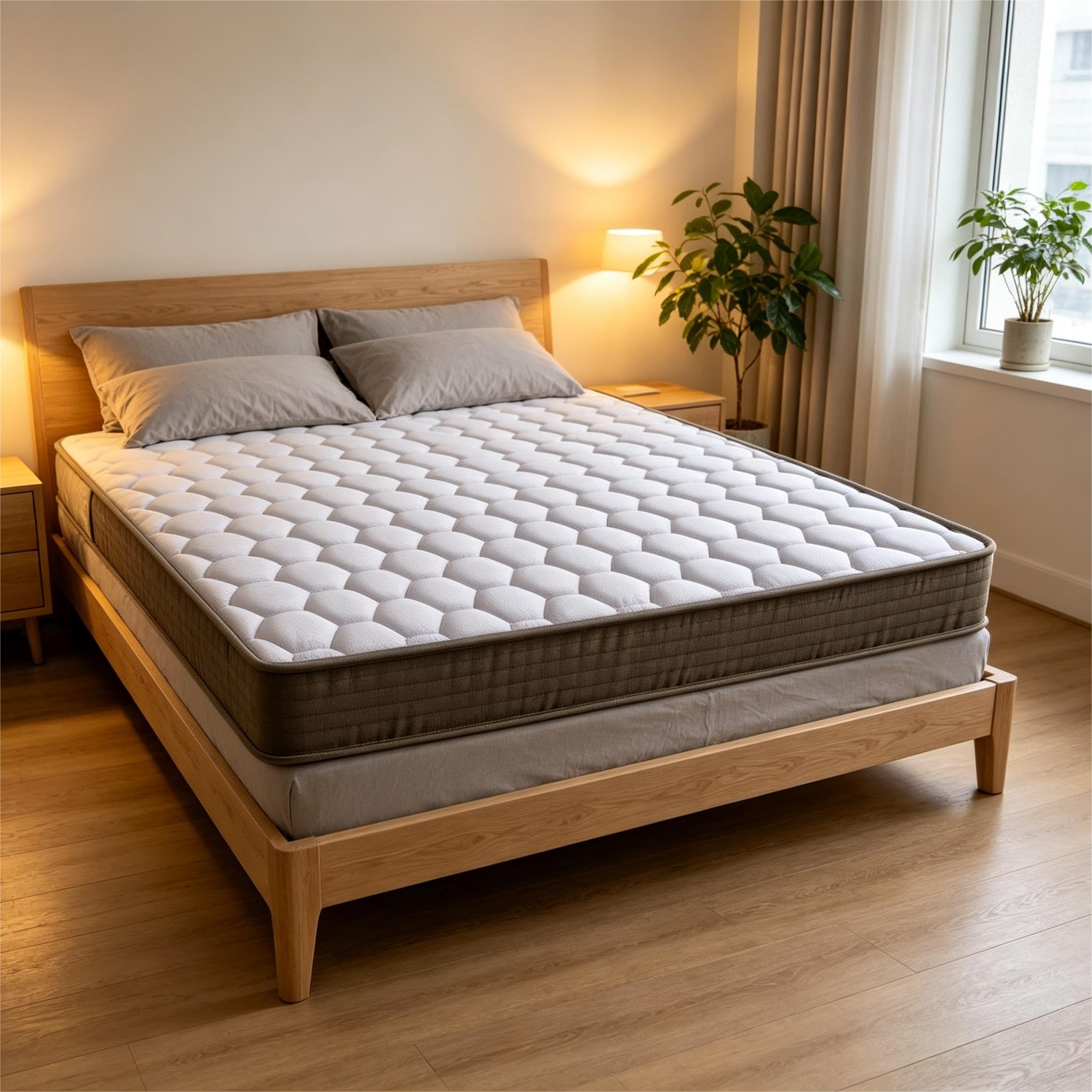 6 Inch Soft-Medium Firmness Pocket Spring Mattress - Twin Size by HouseOfZazla