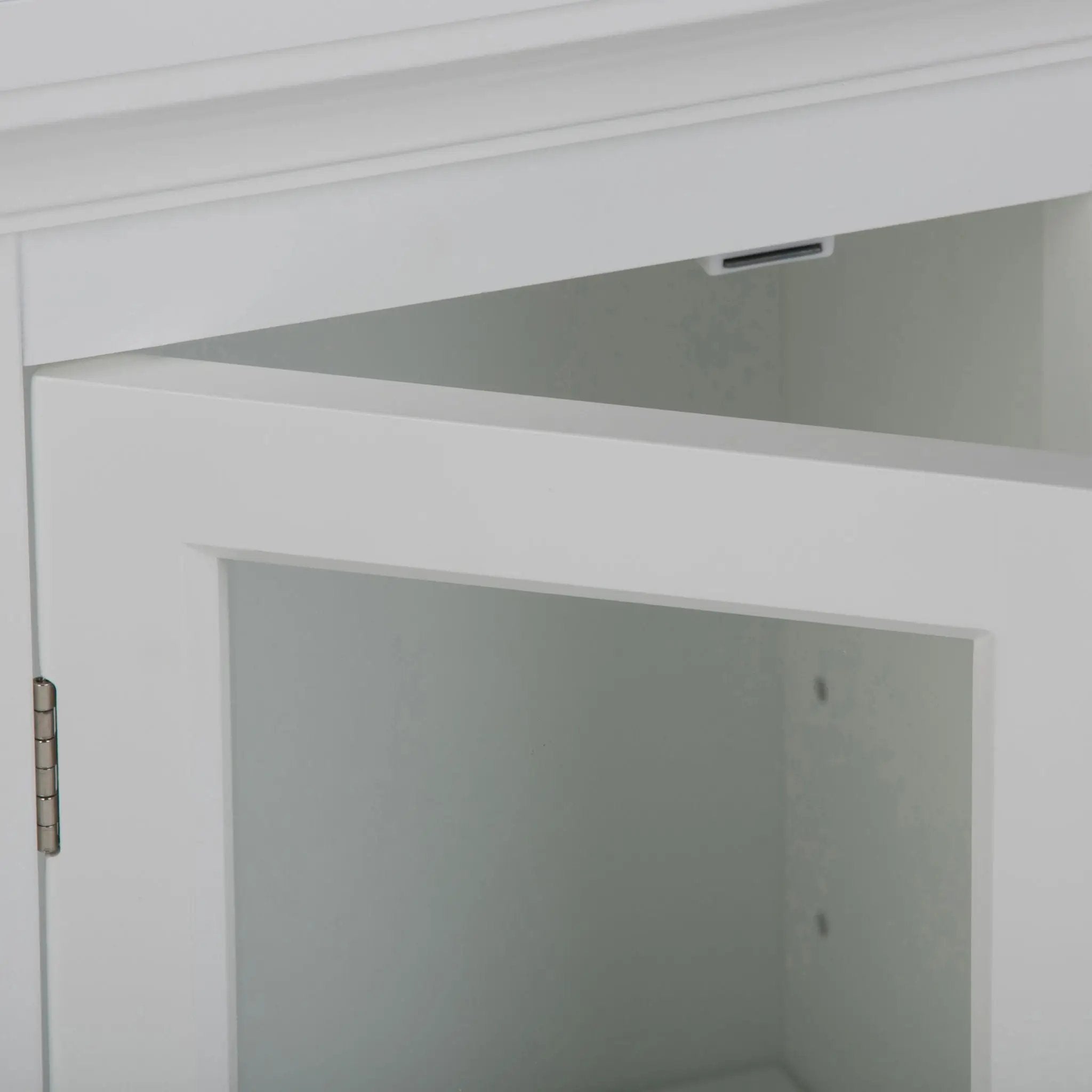 Avington - Single Door Wall Cabinet - Pure White by HouseOfZazla