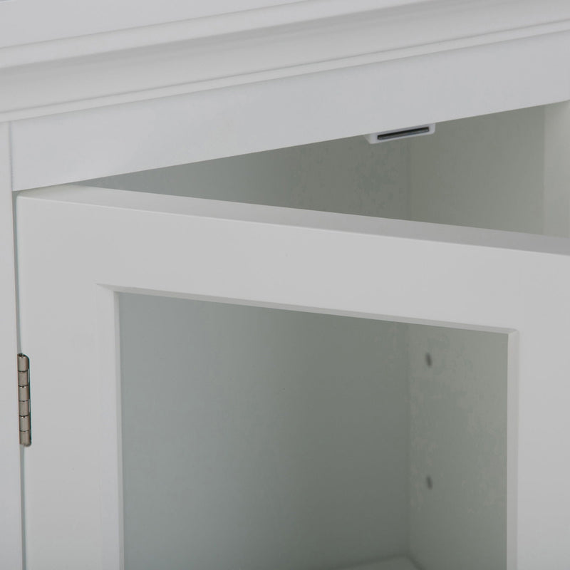 Pure White Single Door Wall Cabinet with Adjustable Shelf - White, photo 9 of 9