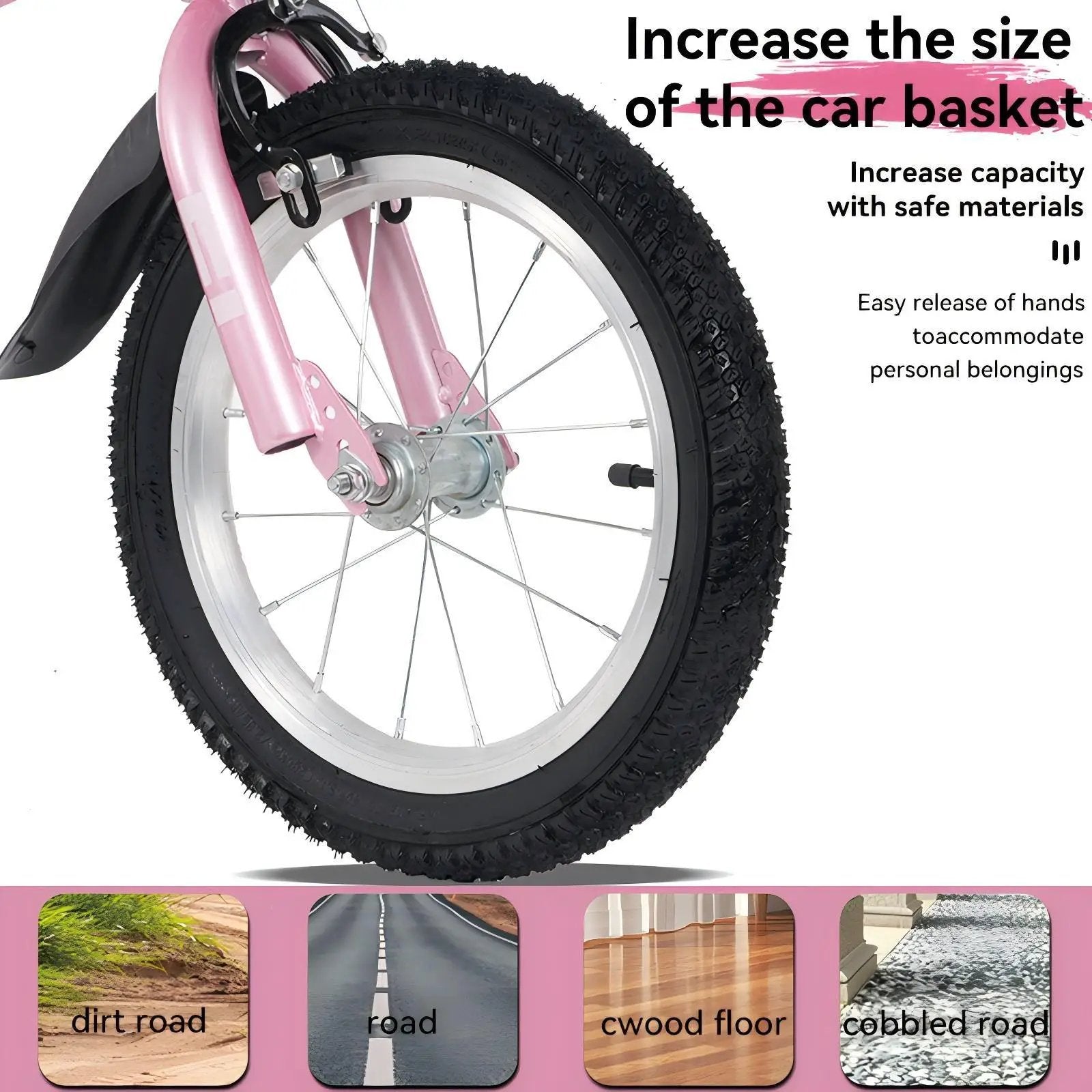 Fkznpj - 18" Sporty Kids Bike With Training Wheels And Stand Adjustable Saddle Suitable For Boys And Girls Aged 5 - 10 Years Tall Height 39 - 49" Available In A Variety Of Colors by HouseOfZazla