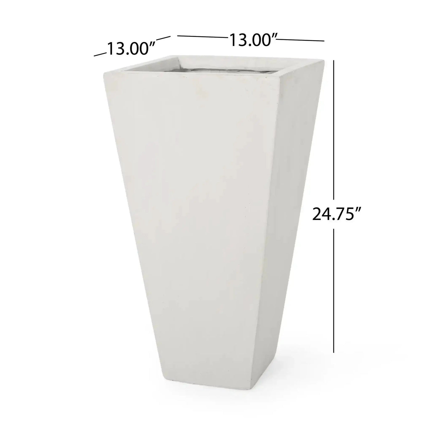 Outdoor Modern Cast Stone Planter by HouseOfZazla
