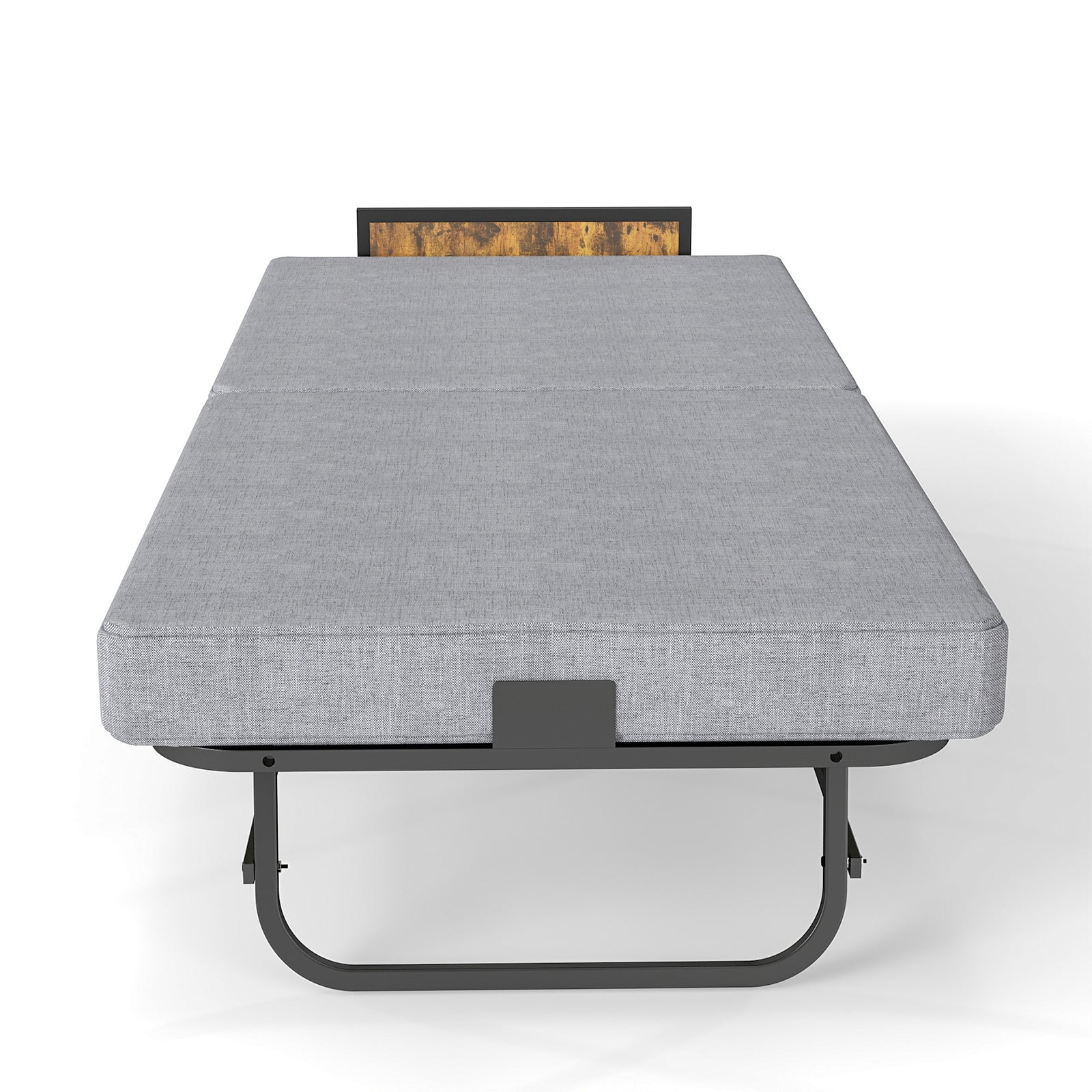 78"×31" Folding Bed with Headboard & USB Charging Station by HouseOfZazla