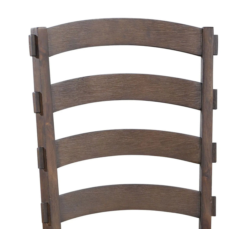 Pascaline - Rustic Side Chair (Set of 2) - Gray / Brown by Unique Piece Furniture