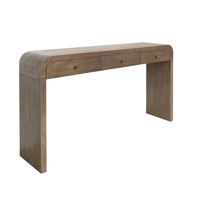 Dark Table with 3-Drawer Storage by HouseOfZazla